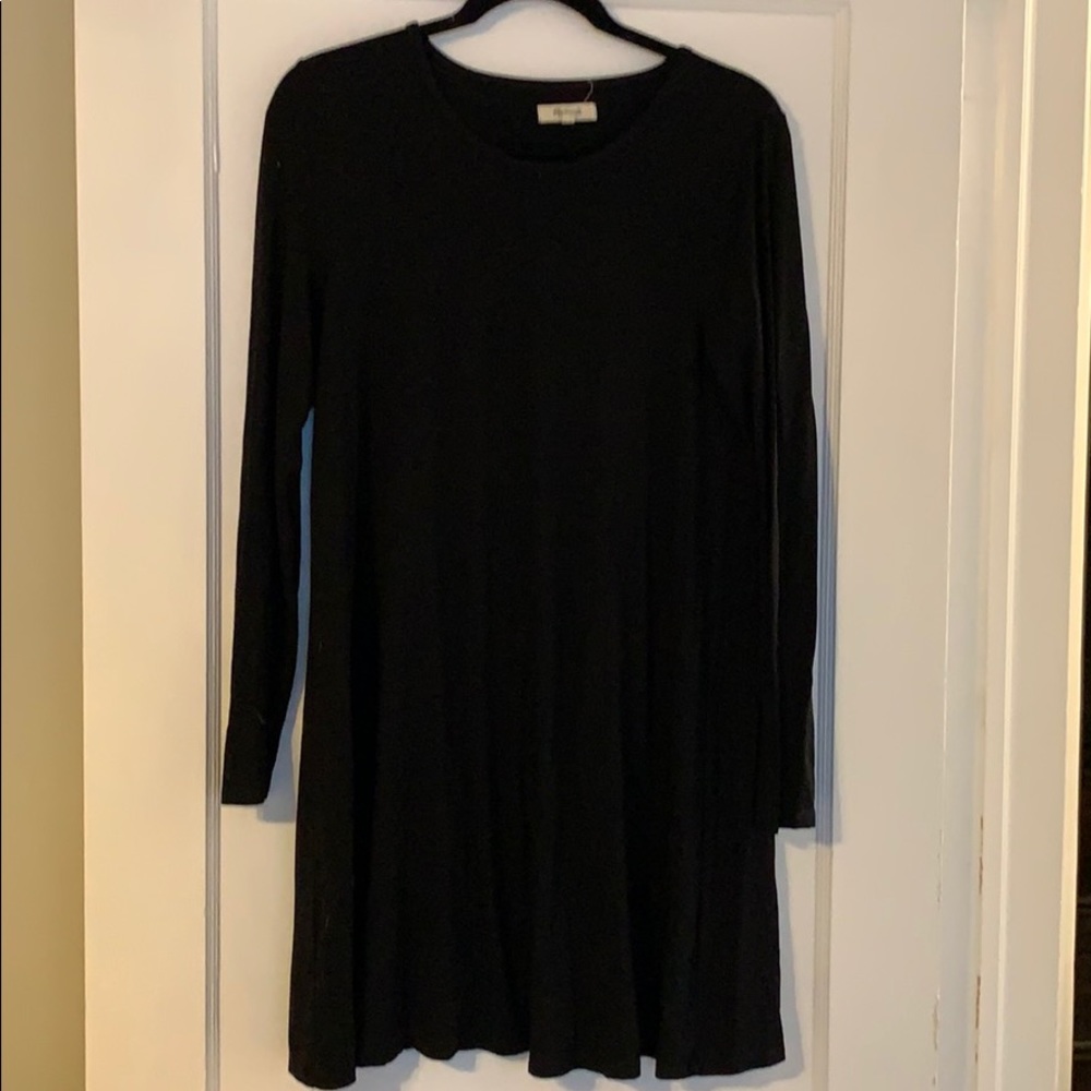 Black cotton dress, Madewell, size M